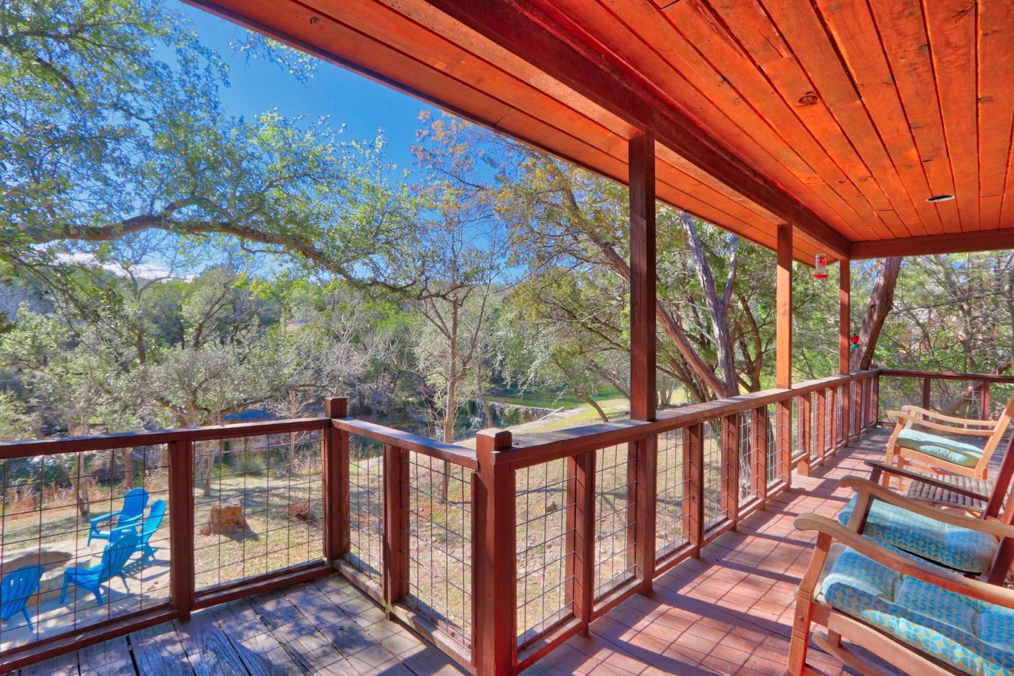 Falls Log Home Wimberley Exterior foto