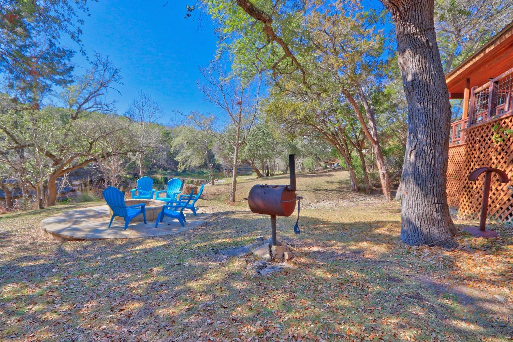 Falls Log Home Wimberley Exterior foto